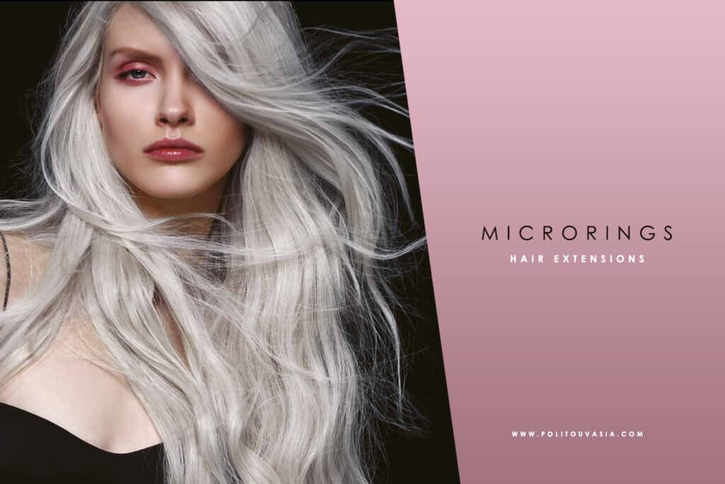 hair extensions micro rings - Vasia Politou