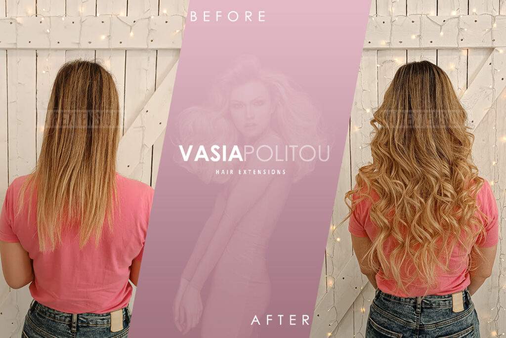 Hair extensions με ανταύγεια best blond hair extensions greece athens politou vasia