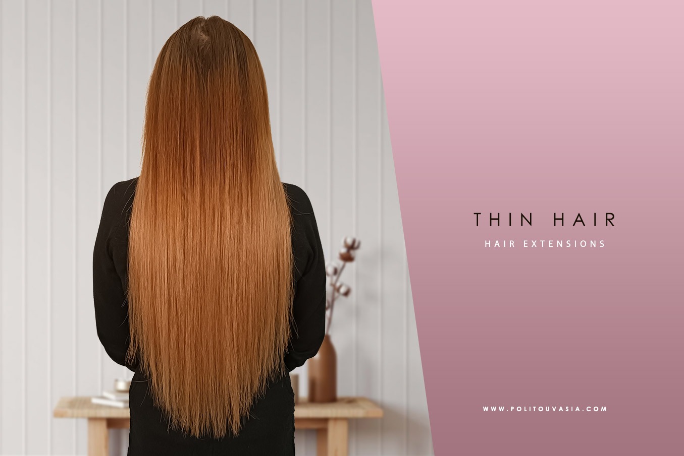 Extensions for thin hair The safest choice. Politou Vasia hair extensions Athens Thessaloniki How many hair extensions do I need ?